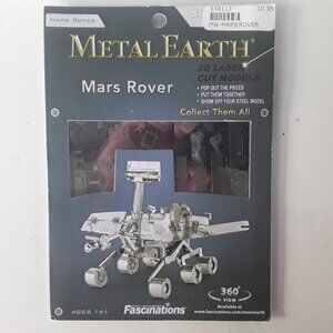 Fascinations Metal Earyh 3D laser cut model, Mars Rover, never opened